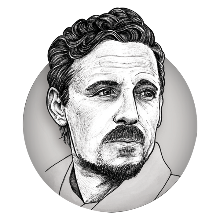 artistic drawing of sturgill simpson